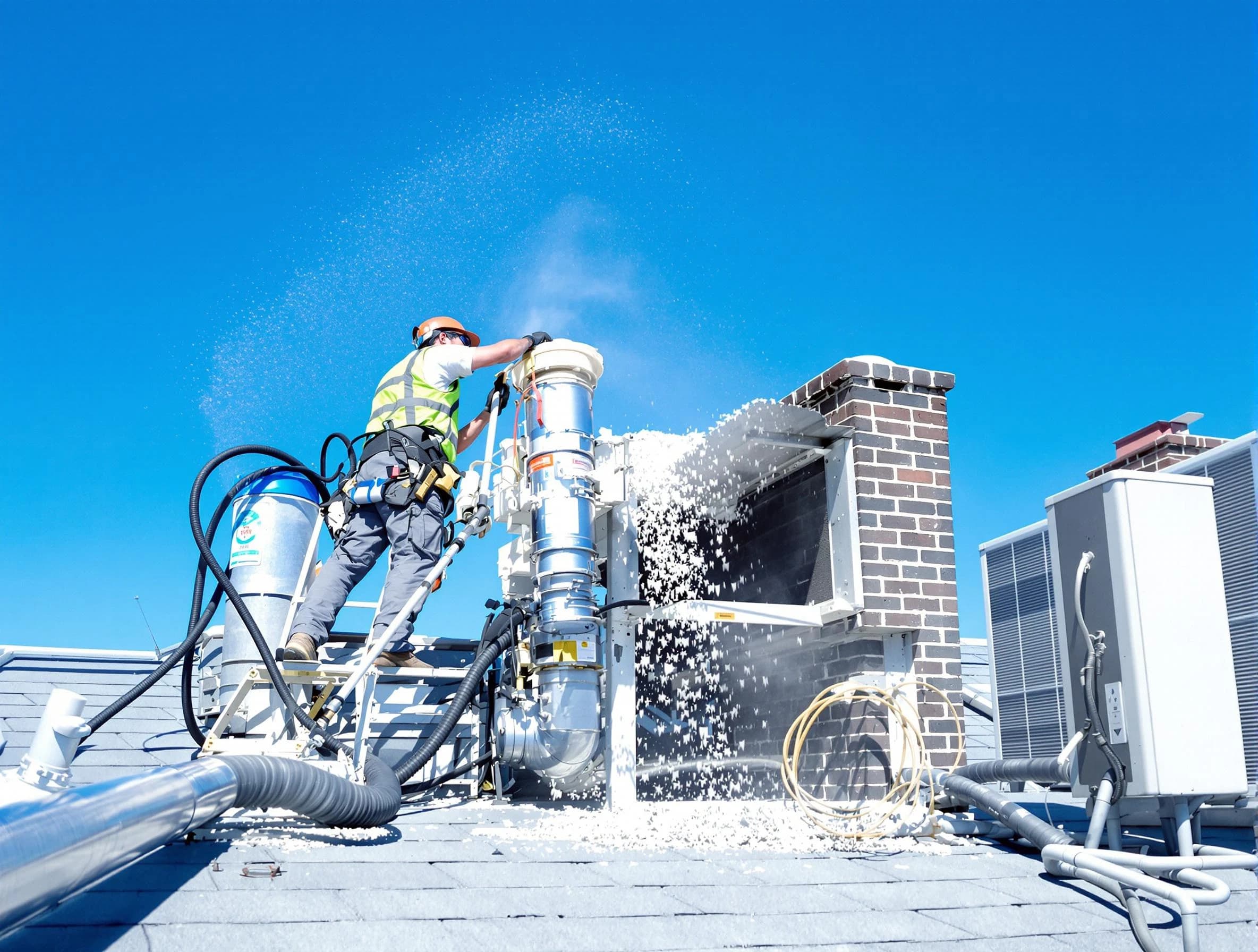 Expert roof dryer vent cleaning by Hiram Dryer Vent Cleaning in Hiram