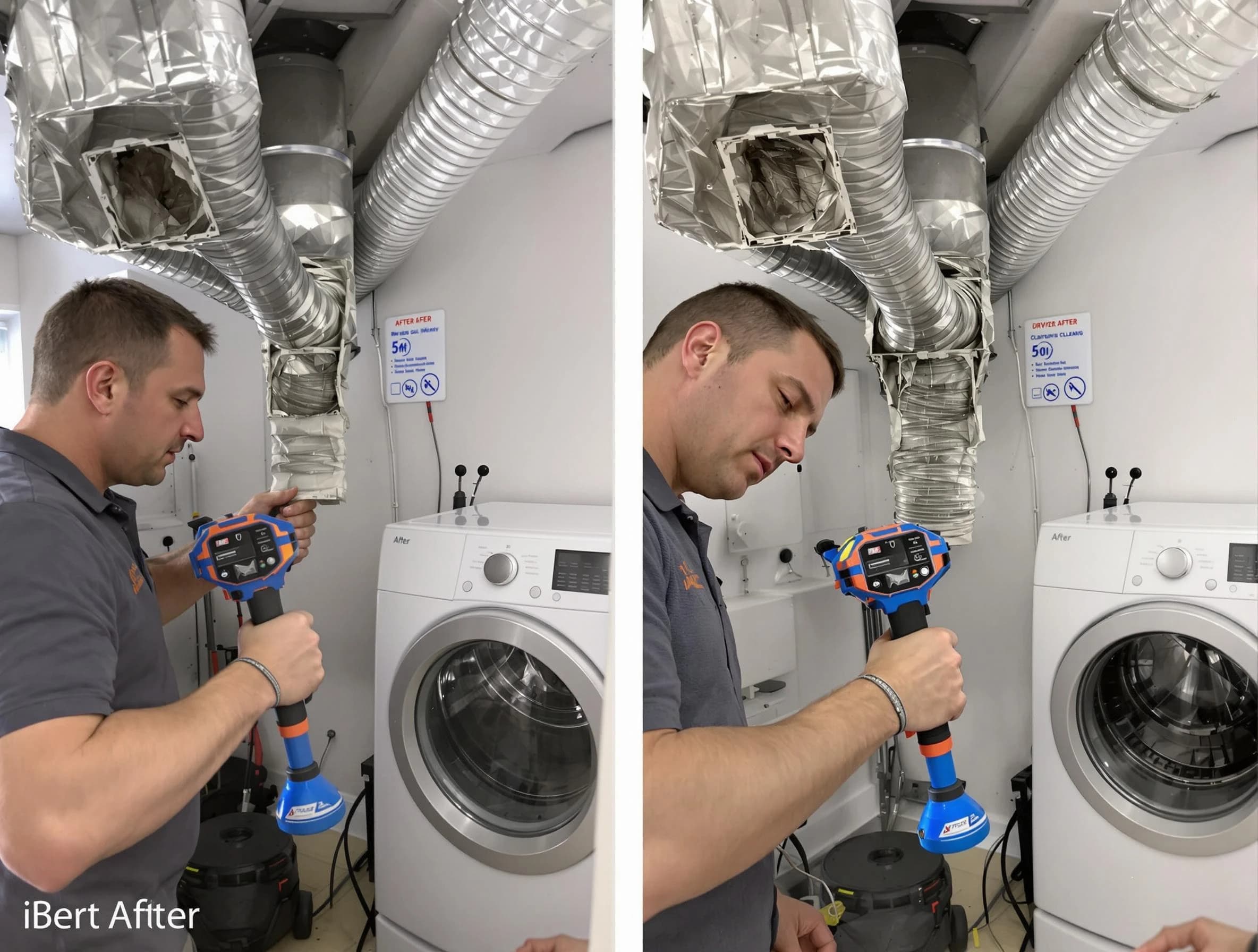 Professional clogged vent cleaning by Hiram Dryer Vent Cleaning in Hiram