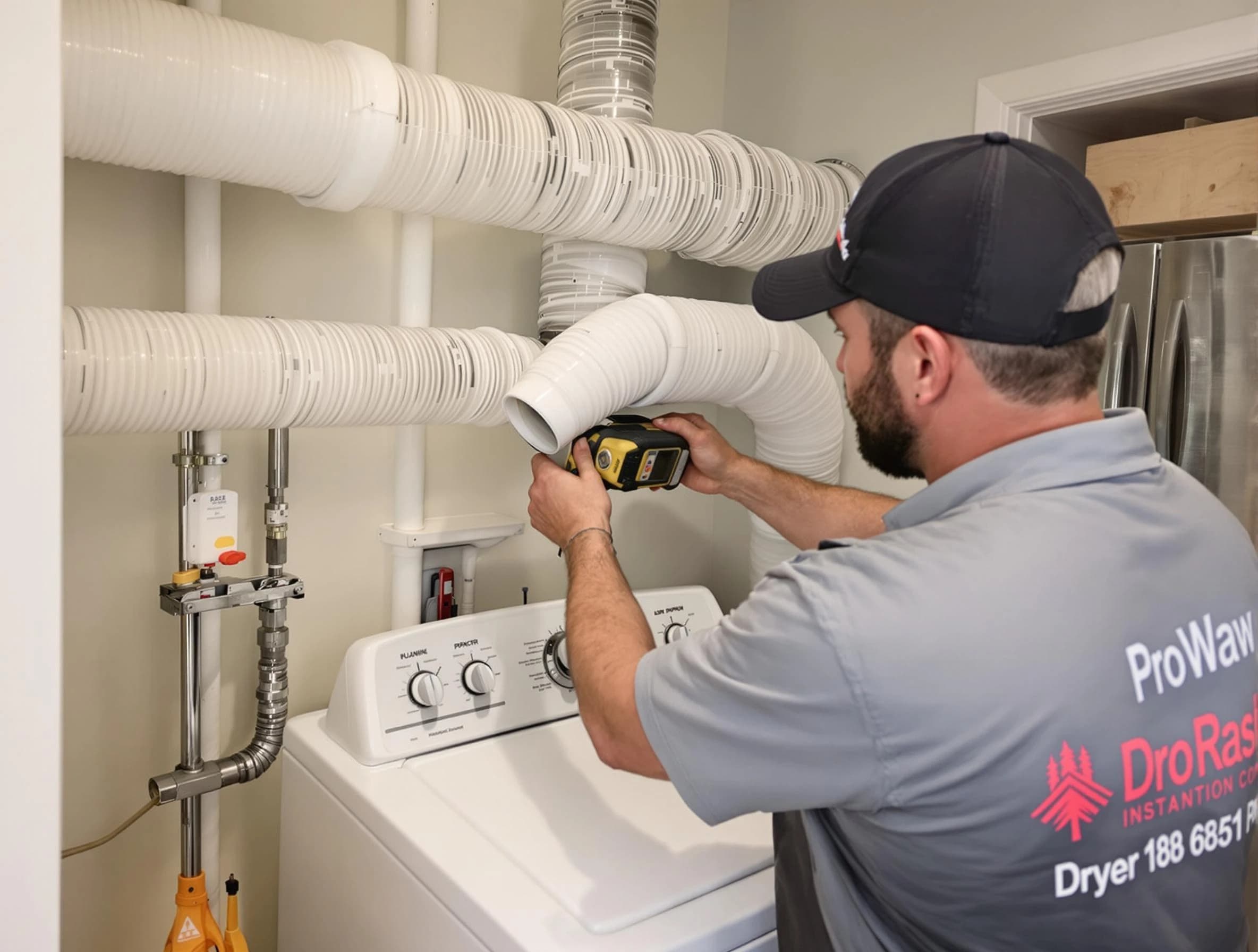 Professional dryer vent hose installation by Hiram Dryer Vent Cleaning in Hiram
