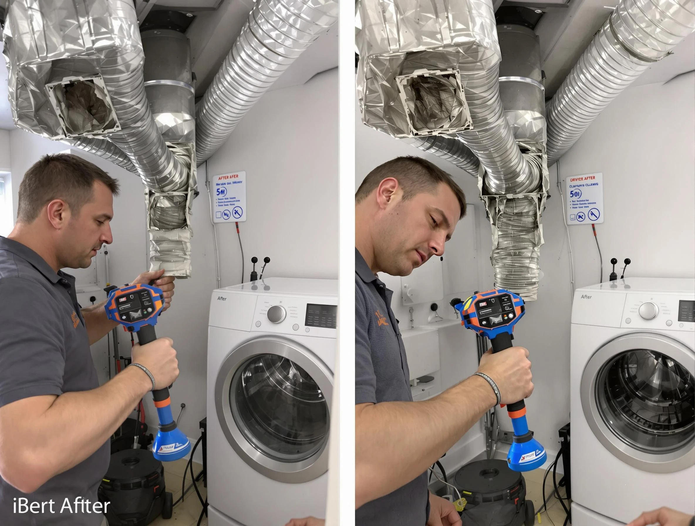 Professional clogged vent cleaning by Hiram Dryer Vent Cleaning in Hiram