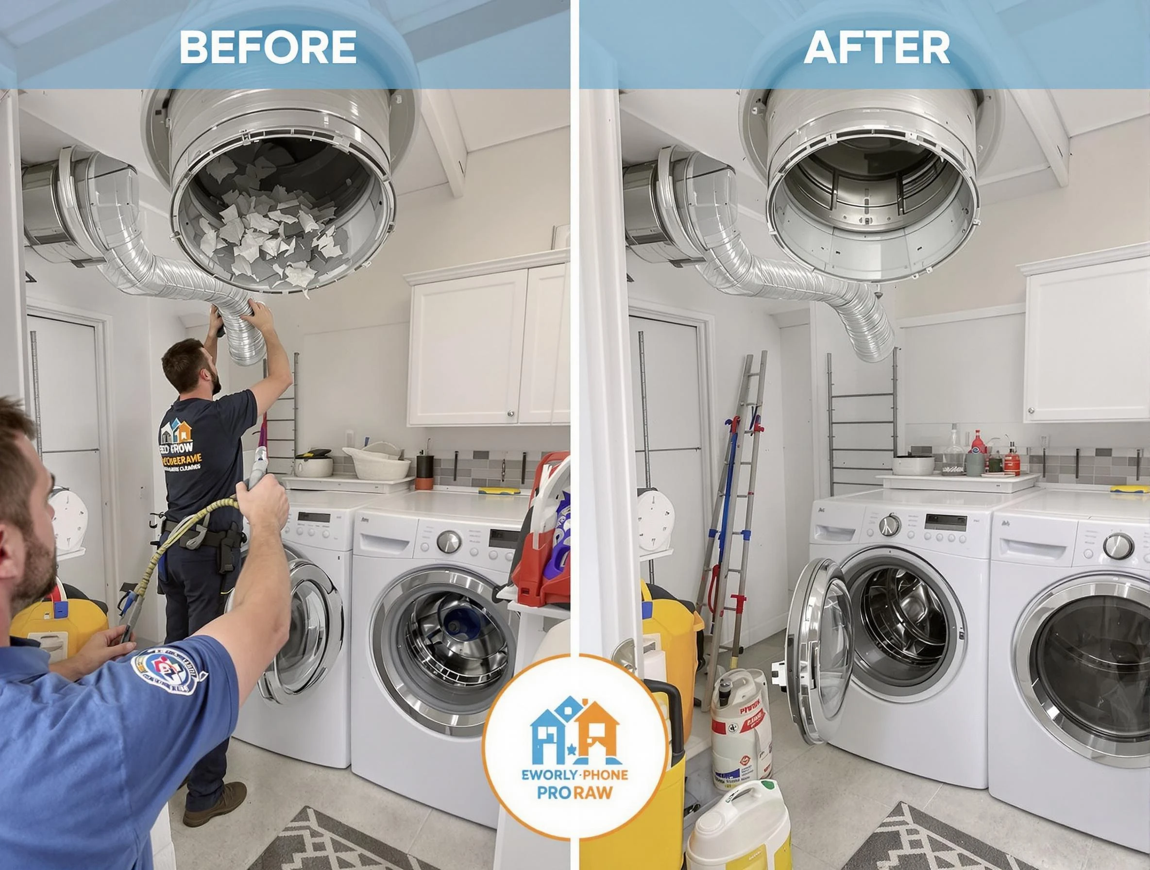 Residential dryer vent cleaning by Hiram Dryer Vent Cleaning in Hiram